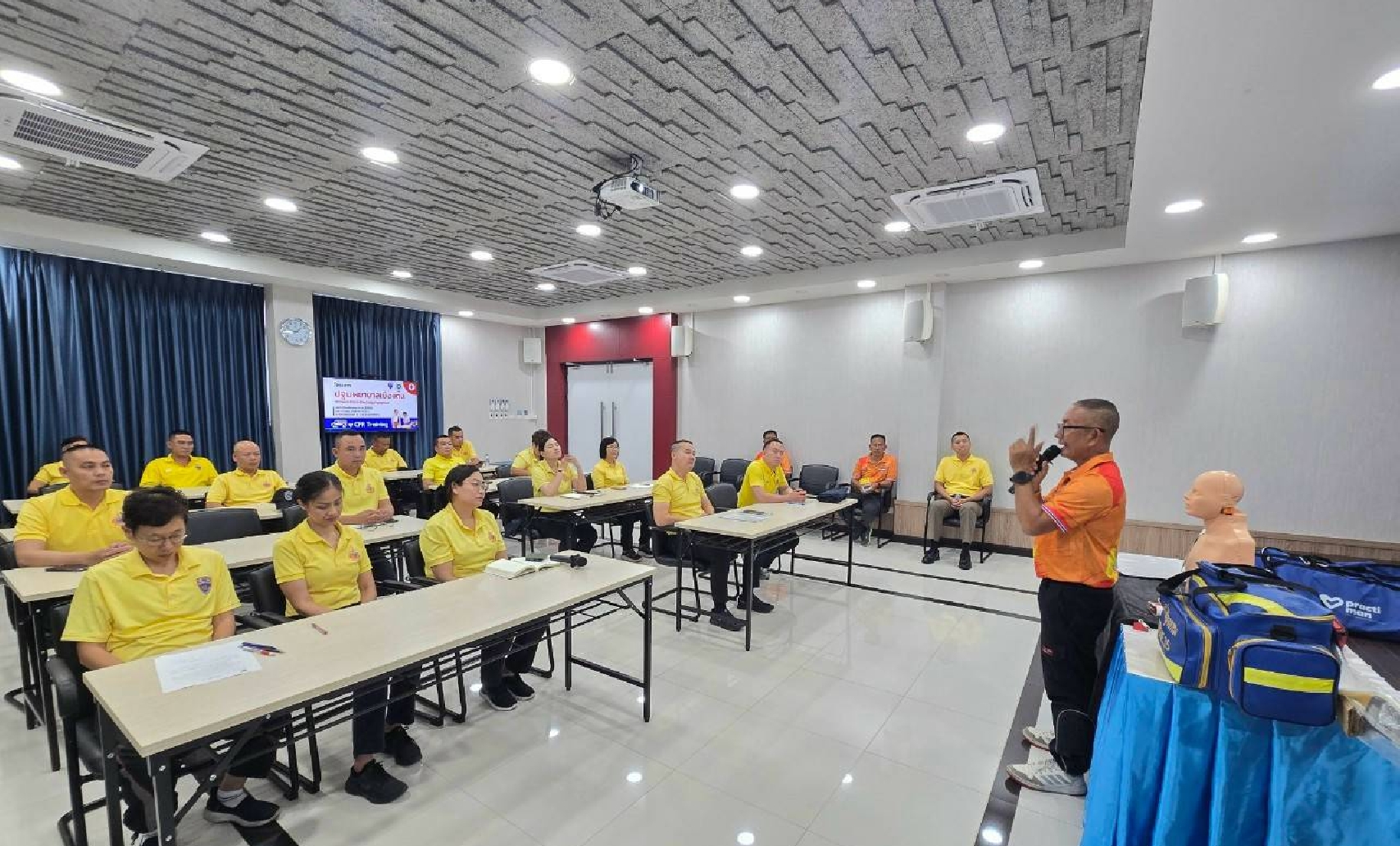 �Ѵͺ���ç��û����Һ�����ͧ�� (CPR Training) ��������Ҫ��õ��Ǩ ����١��ҧ��ѧ�Ѵ ��Шӻէ�����ҳ �.�.2568