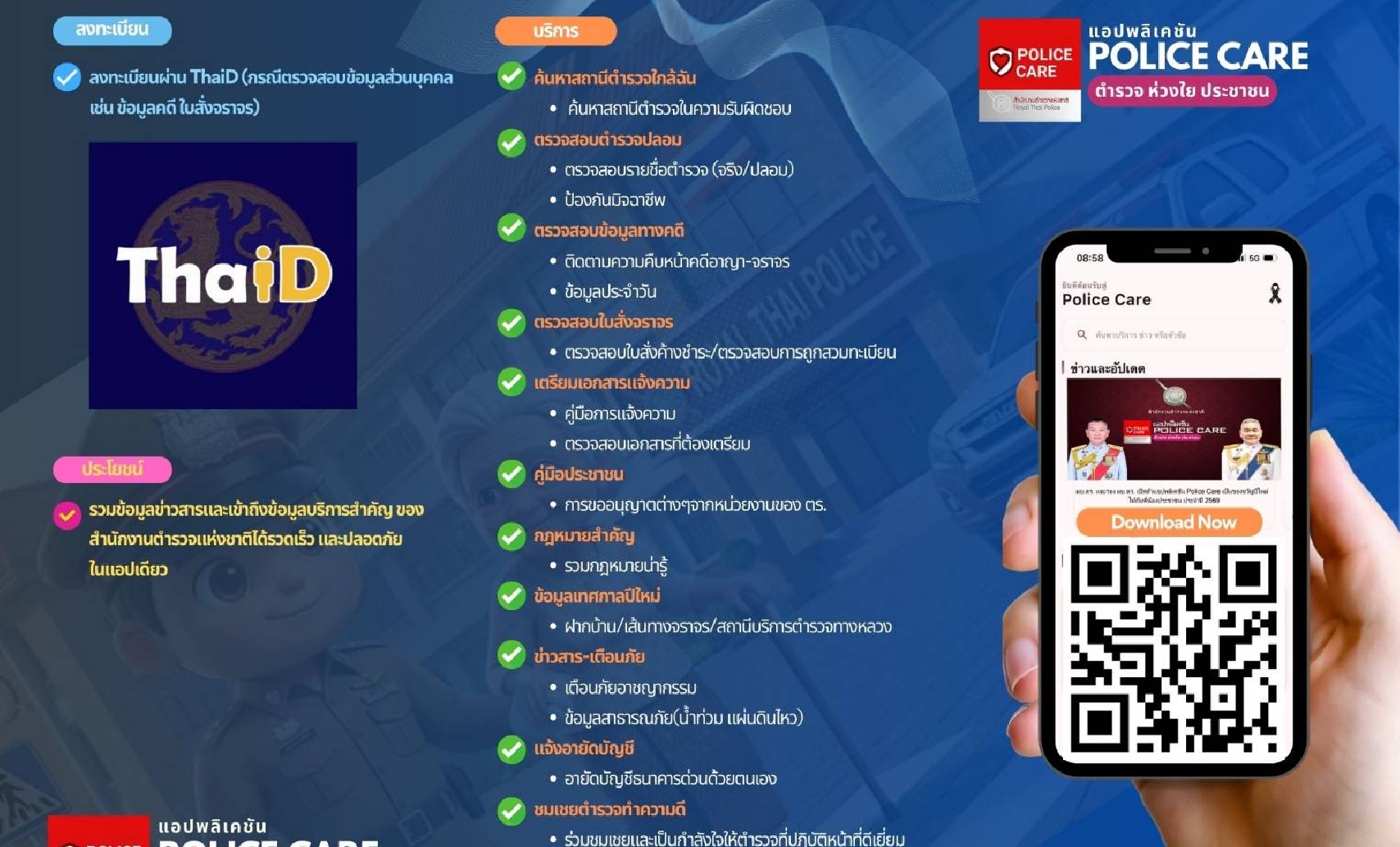 POLICE CARE  ���Ǩ ��ǧ�� ��ЪҪ�