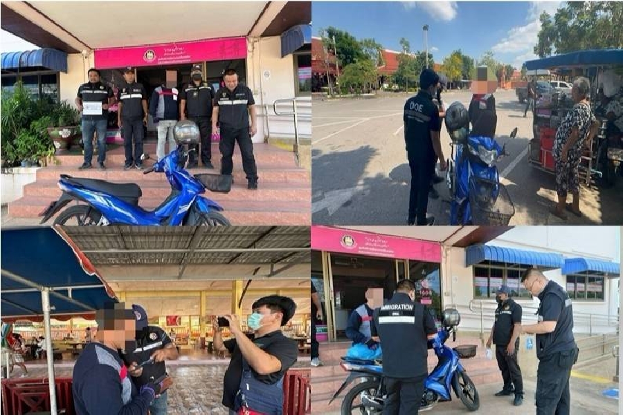 ตม.จว.สมุทรสงคราม ร่วมกับ เจ้าหน้าที่จัดหางานจังหวัดสมุทรสงคราม จับกุมผู้ต้องหา ตาม พ.ร.ก.การบริหารจัดการการทำงานของคนต่างด้าวฯ