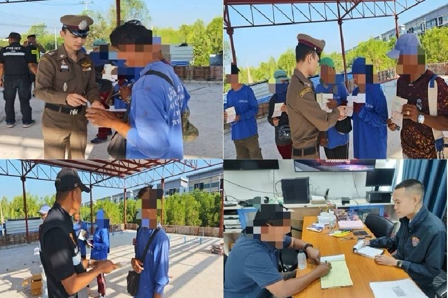 ตม.จว.สมุทรสงคราม ได้จับกุมและเปรียบเทียบปรับ ตาม ม.38 พ.ร.บ.คนเข้าเมือง ฯ